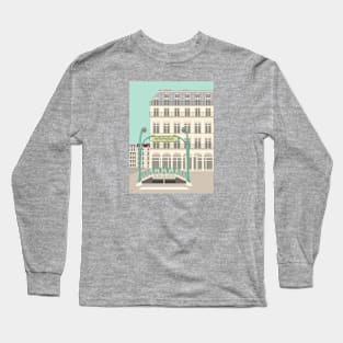 Art Nouveau in Paris, France Long Sleeve T-Shirt